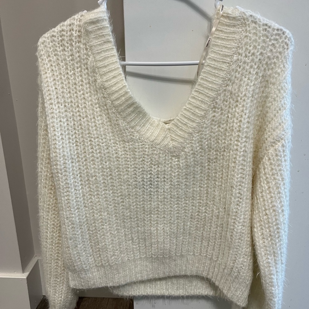 Cream sweater